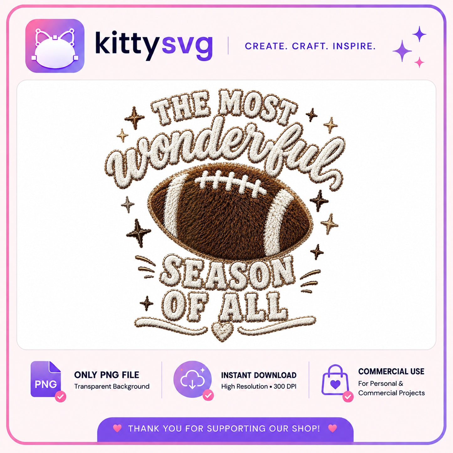 The Most Wonderful Season Of All PNG, Football PNG, Football Season PNG