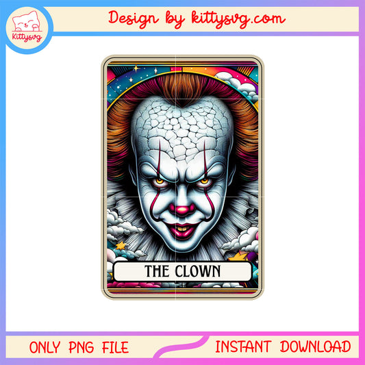The clown pennywise halloween png, pennywise movie png