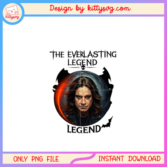 The everlasting legend ozzy osbourne design png, ozzy osbourne png