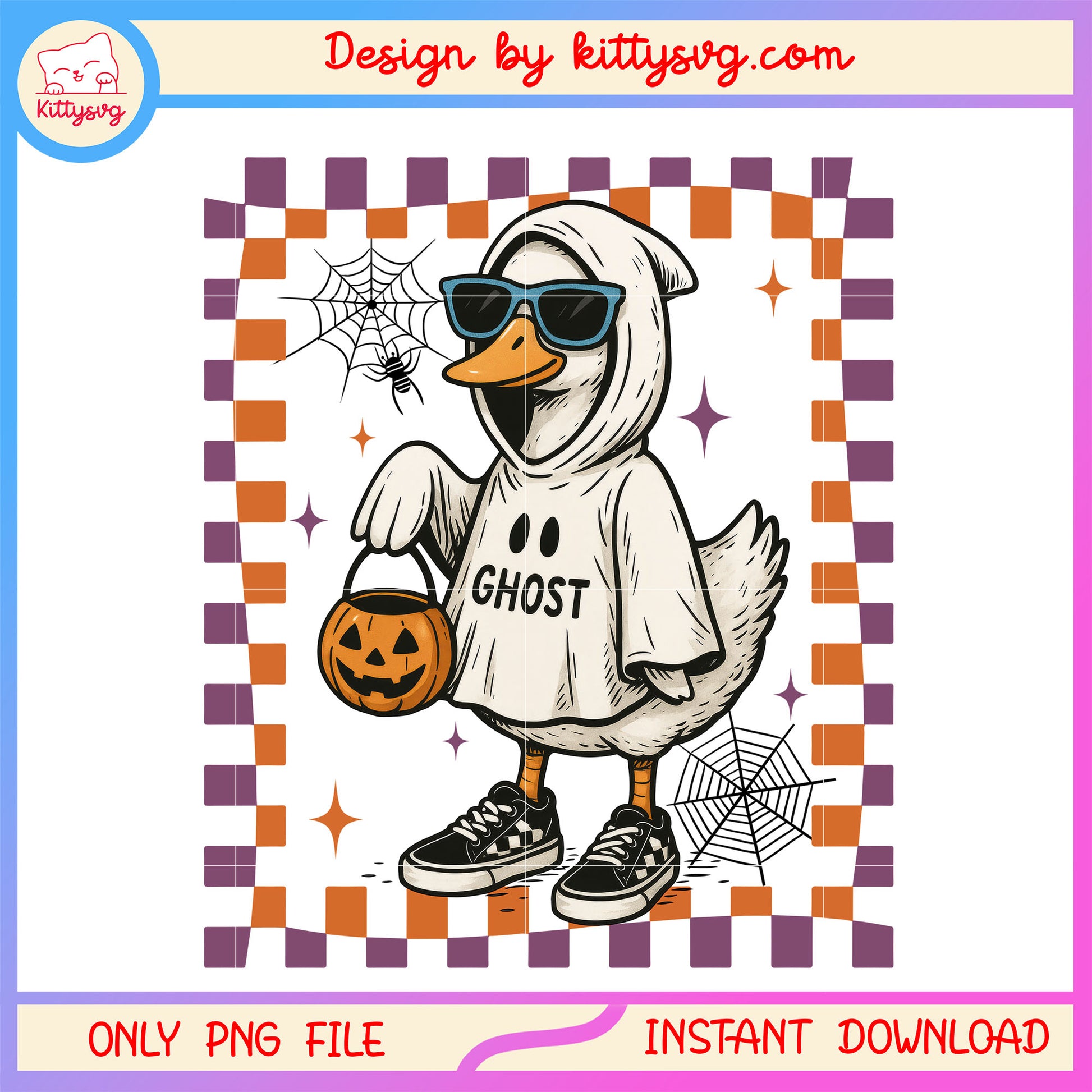 The goose cosplay ghost on halloween png, costume for halloween png