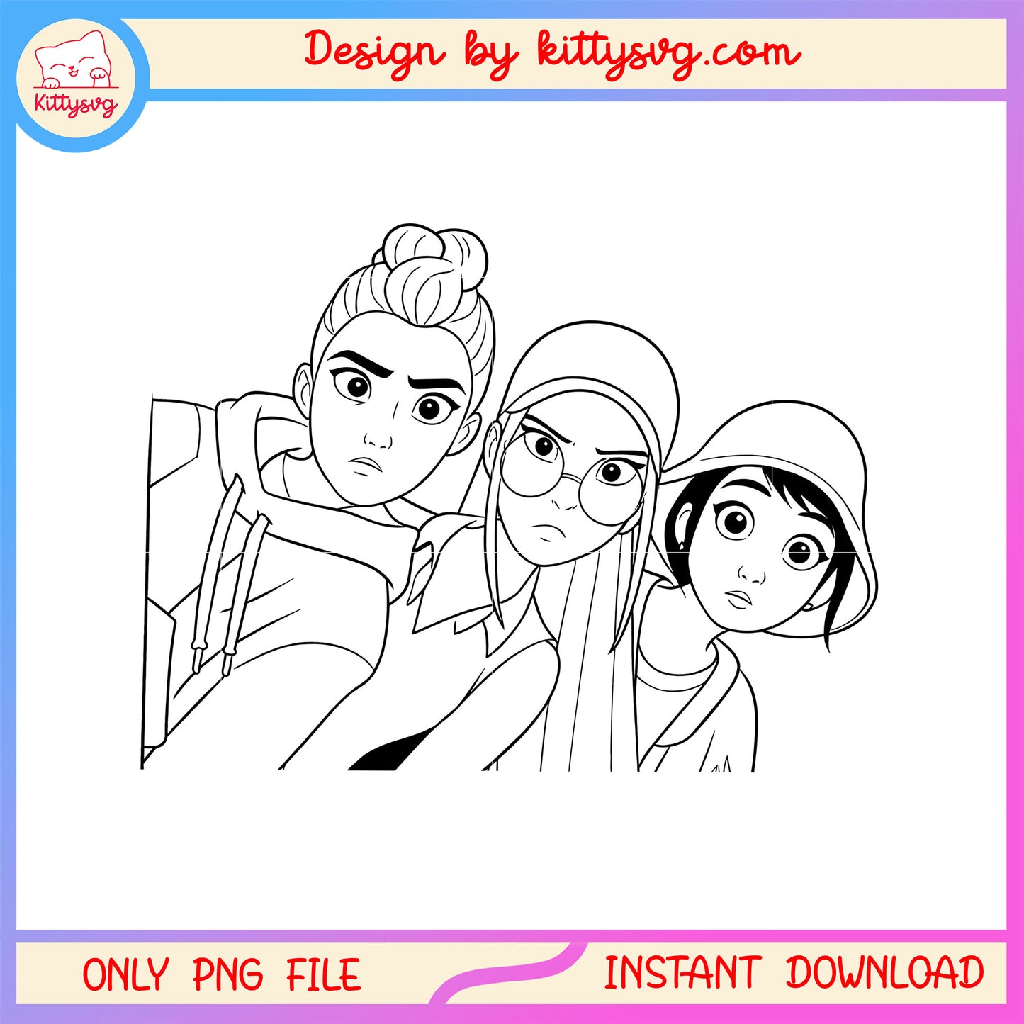 The hunrix members outline png, pop star png, huntrix png