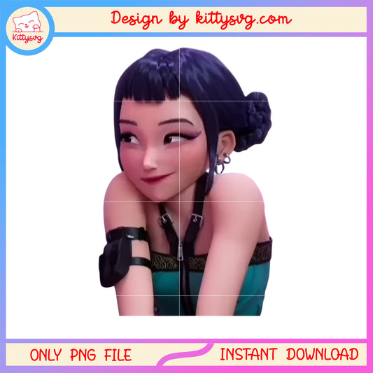 The huntrix zoey character png, zoey huntrix band png