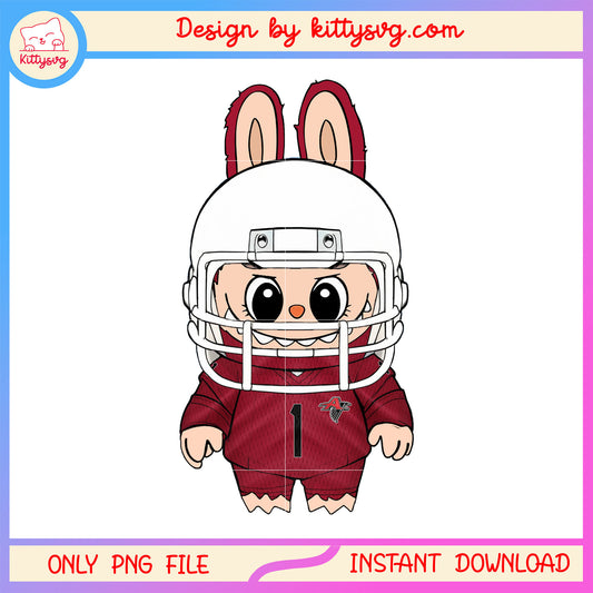 The monster labubu atlanta falcons doll clothes png, atlanta falcons png