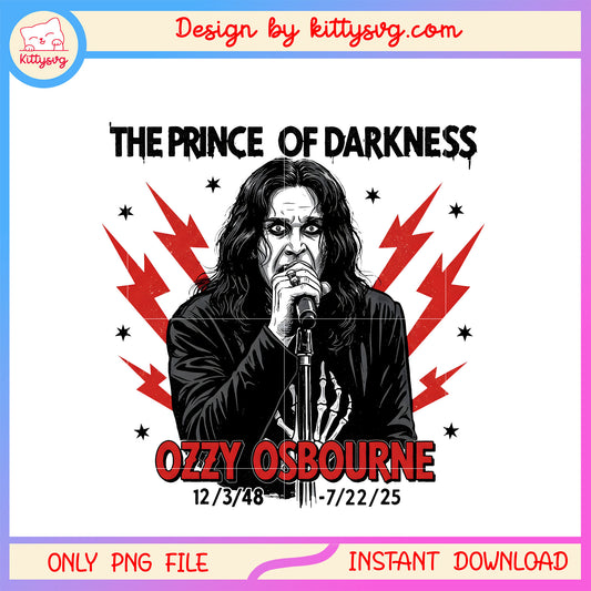 The prince of darkness ozzy osbourne png, rook legend png