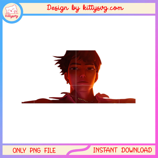 The saja boys jinu character head png, jinu saja boys png