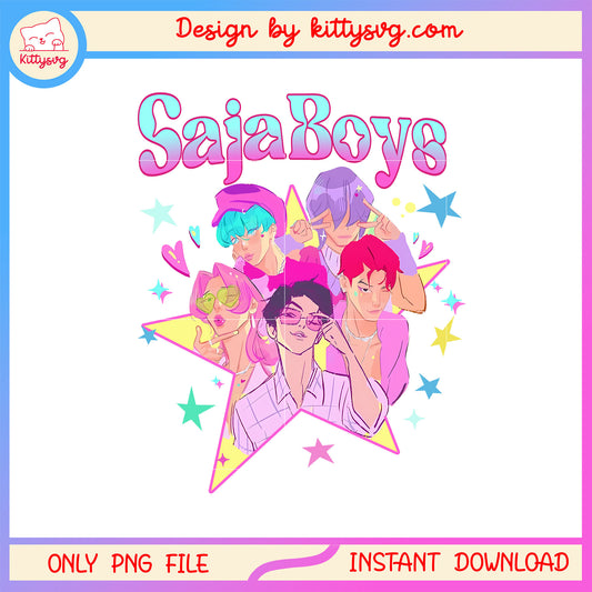 The saja boys kpop boy group png, saja boys kpop png
