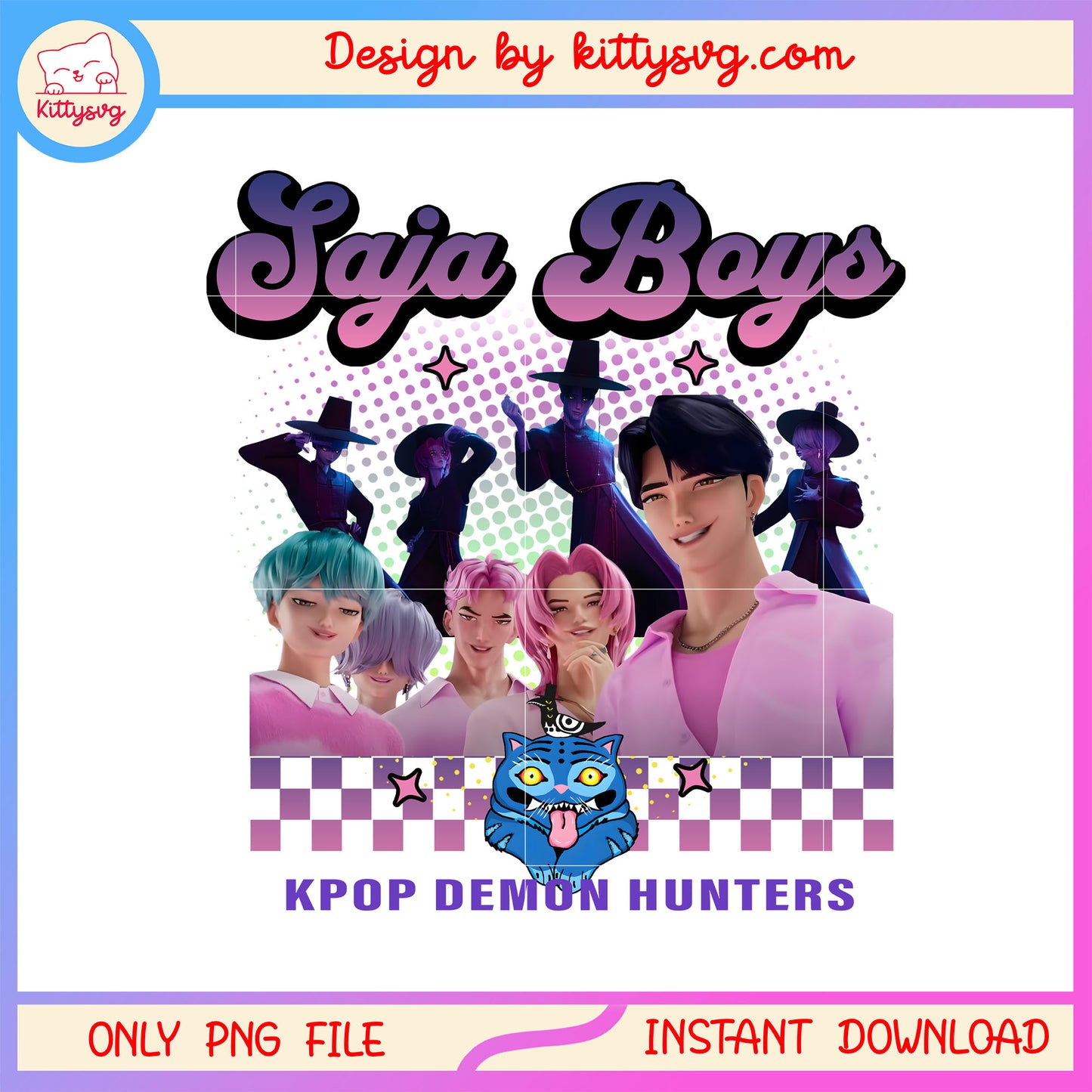 The saja boys kpop demon hunters png, demon hunter kpop png