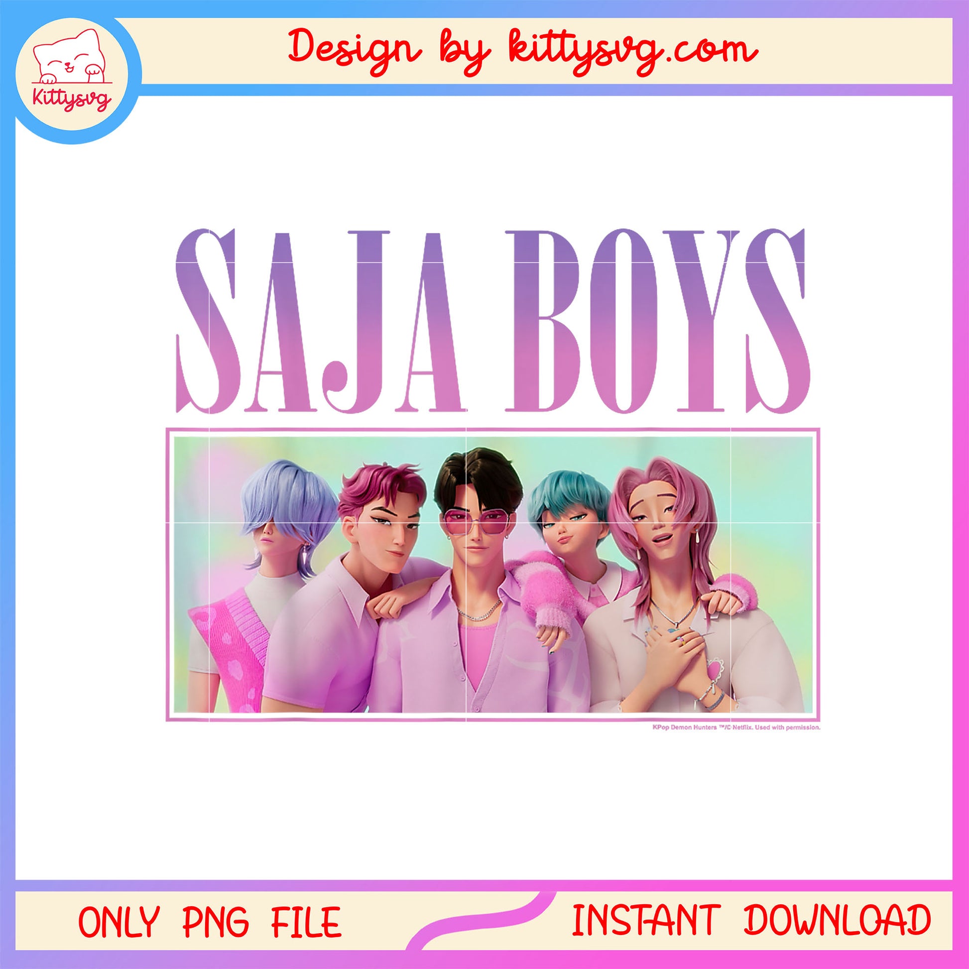 The saja boys kpop group png, kpop demon hunters saja boys png