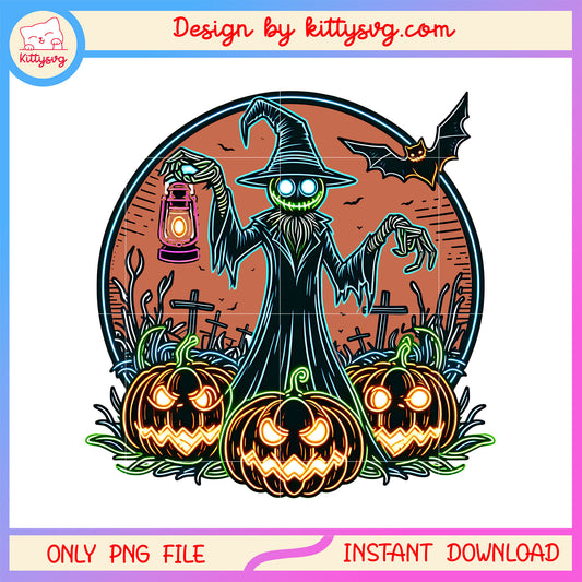 The skellington on halloween nights png, the pumpkin king png