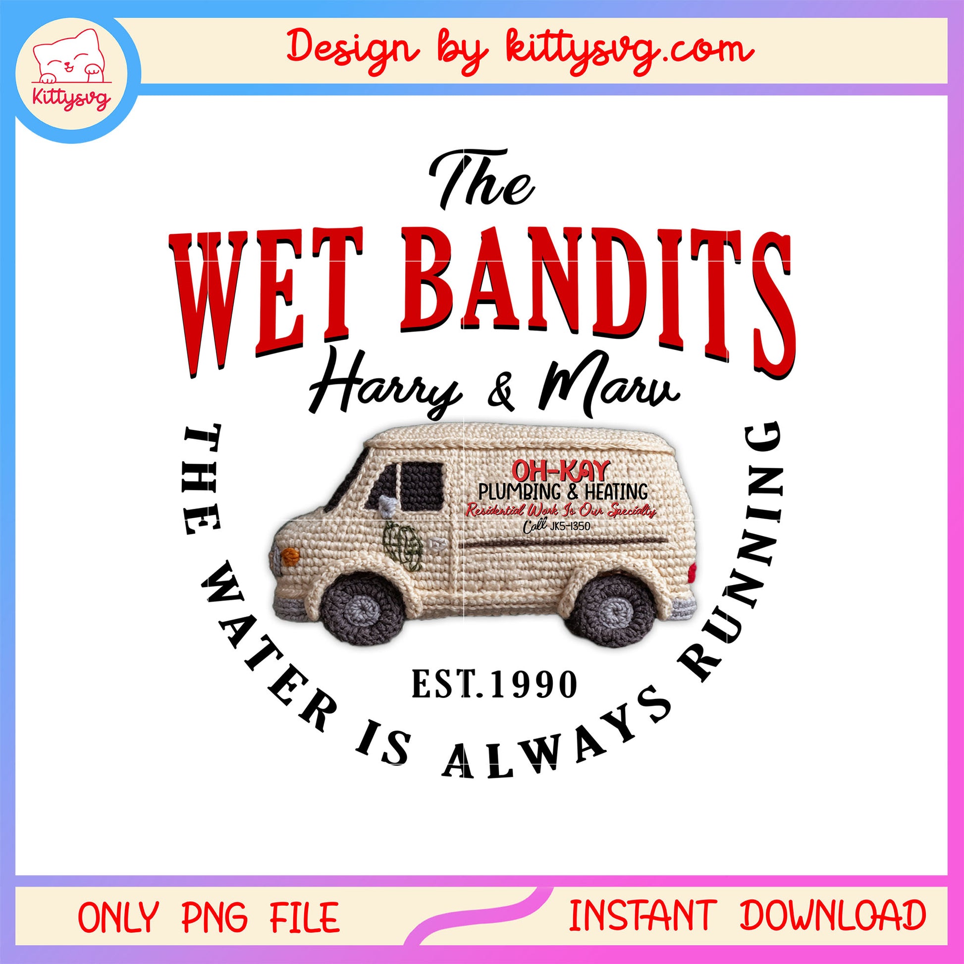 The wet bandits harry and marv est 1990 patchwork png, x-mas png 