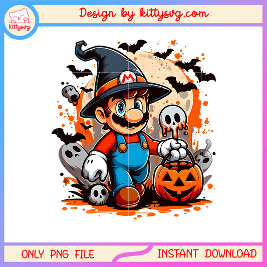 The witch super mario png, super mario halloween png