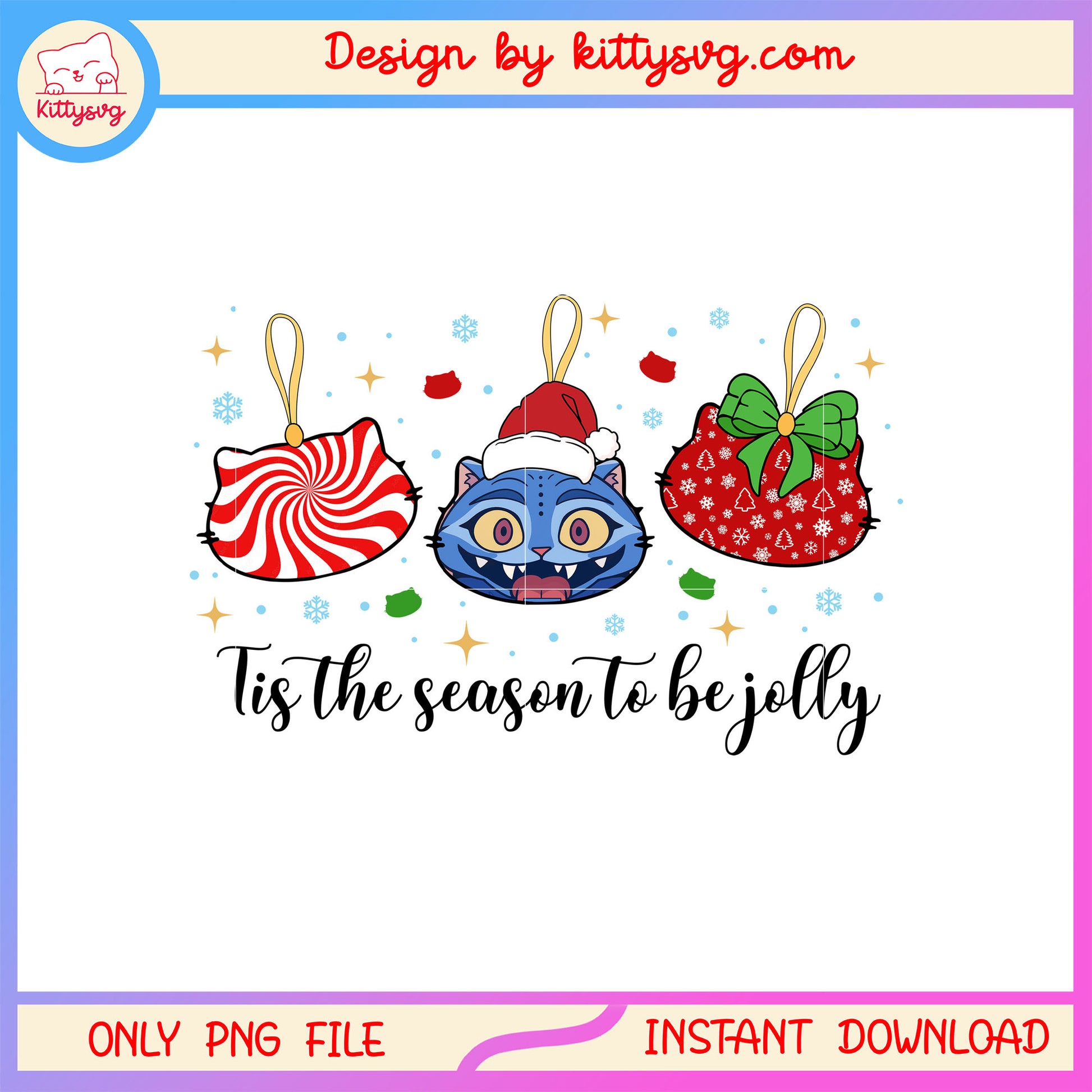 Tis the season to be jolly derpy tiger bow png, x-mas png