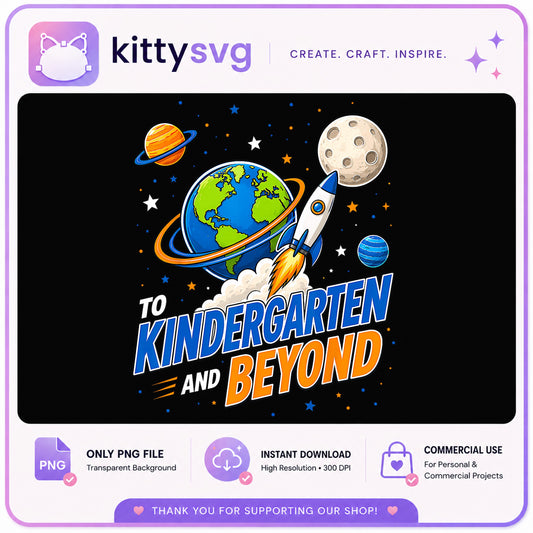 To Kindergarten And Beyond PNG, Space Rocket School PNG, Back To School PNG