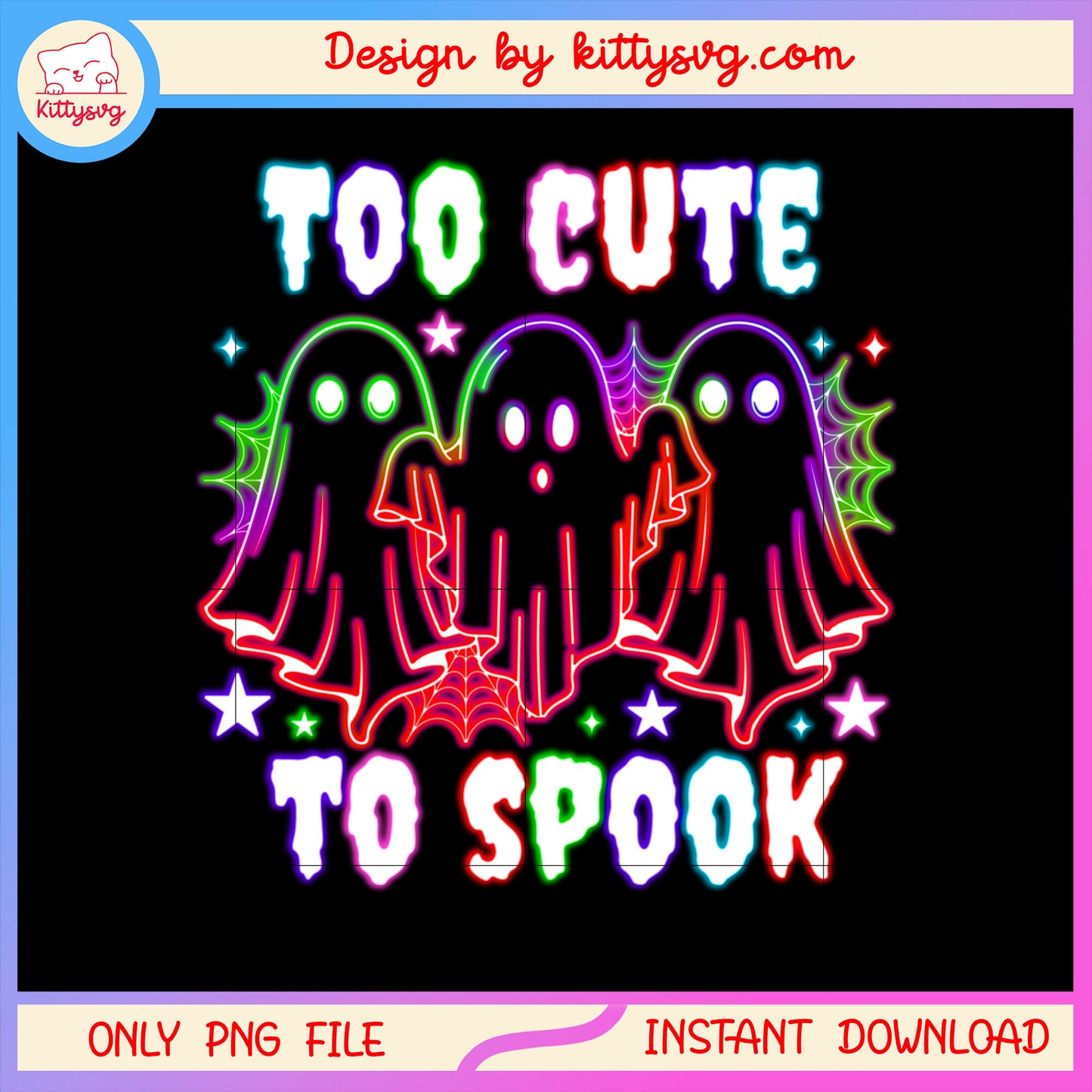 Too cute to spook  sheet ghost hallowee png, cute ghost png
