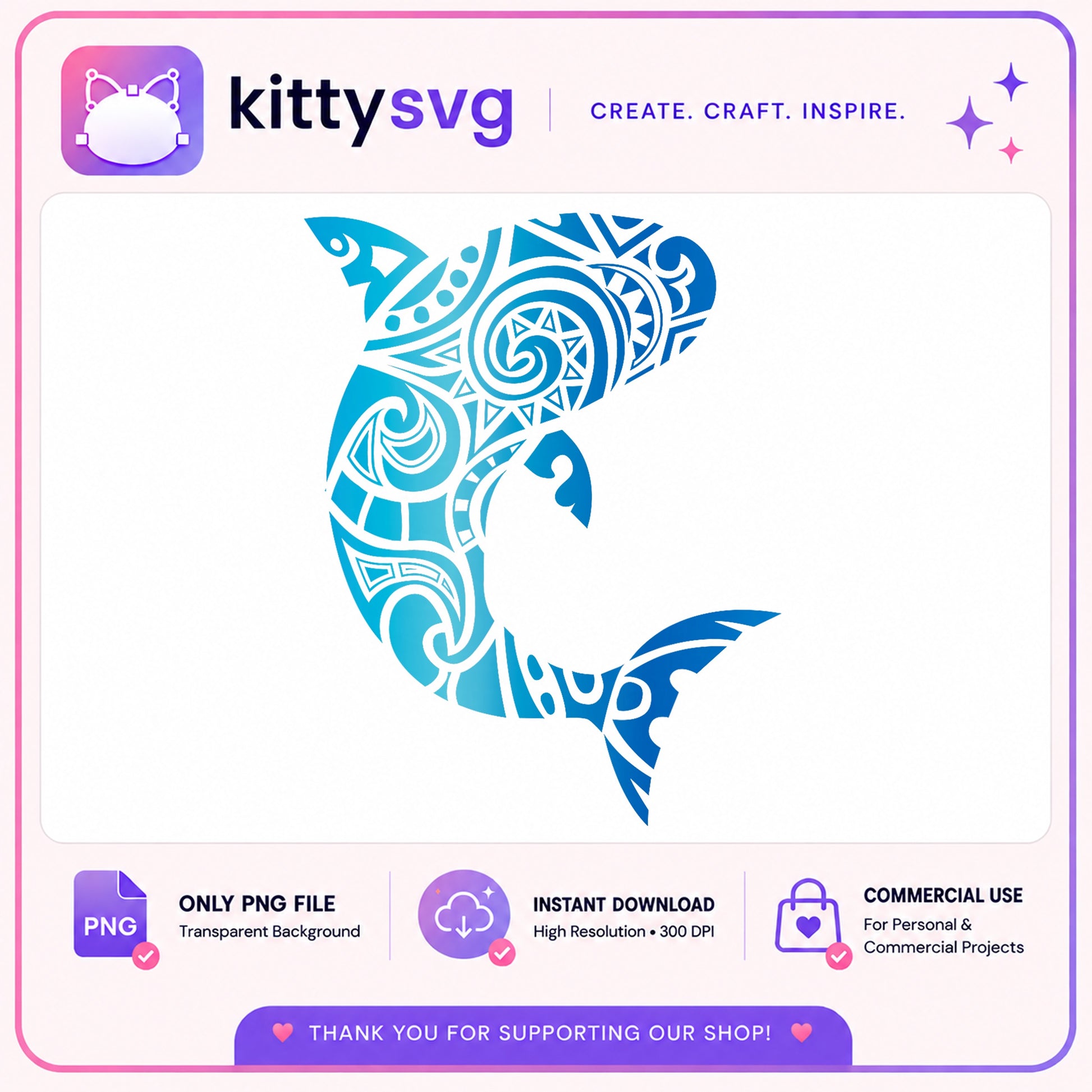 Tribal Dolphin PNG, Mandala Dolphin Clipart, Ocean Animal PNG