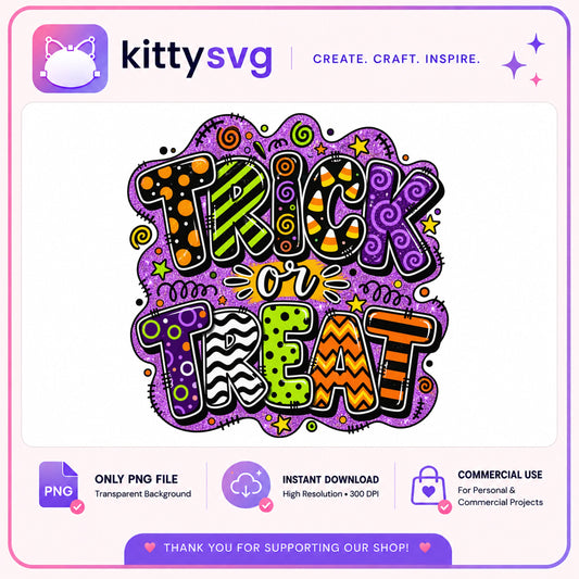Trick Or Treat Halloween PNG, Spooky Halloween Clipart, Halloween PNG