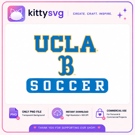 UCLA Bruins Soccer PNG, College Football Clipart, Sports PNG