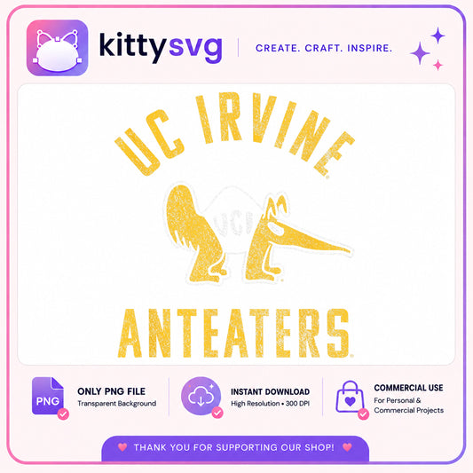UC Irvine Anteaters PNG, UCI Anteaters Logo, College PNG