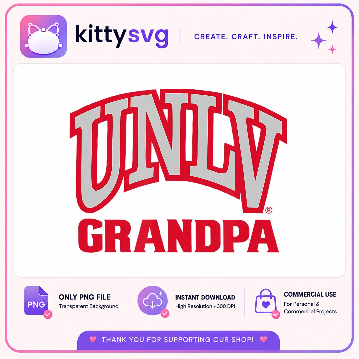 UNLV Grandpa PNG, Runnin Rebels Grandpa PNG, College PNG