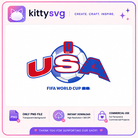 USA Soccer World Cup 2026 PNG, Football USA Team PNG, Soccer PNG