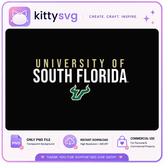 University Of South Florida PNG, USF Bulls PNG, College PNG