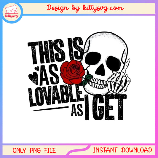 Valentine lovable skeleton rose png, valentines skeleton​ png