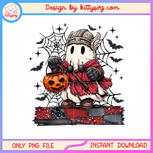 Viking sheet ghost horror halloween png, halloween vikings png