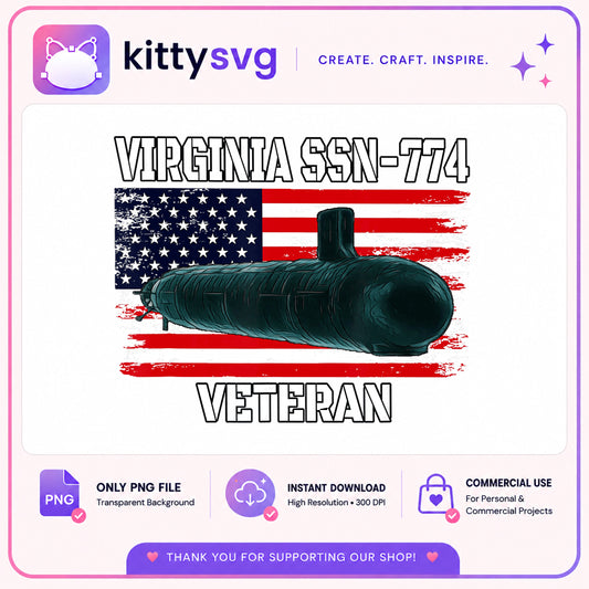 Virginia SSN-774 Veteran PNG, Submarine Veteran PNG, US Navy PNG