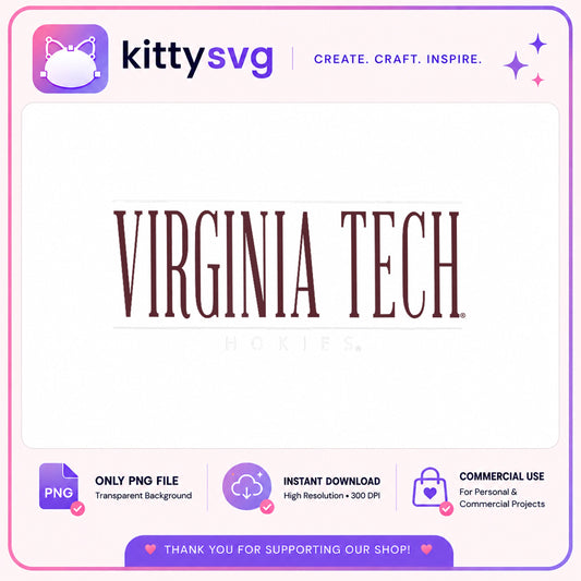 Virginia Tech Hokies PNG, College Football PNG, VT Hokies PNG