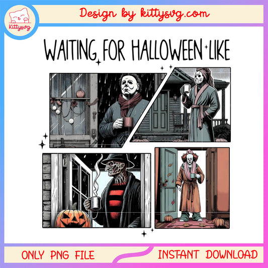 Waiting for halloween like png, when is halloween png, horror movie png