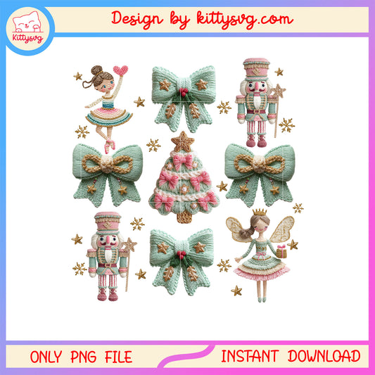 Watercolour nutcracker christmas patchwork png, the grinch movie png
