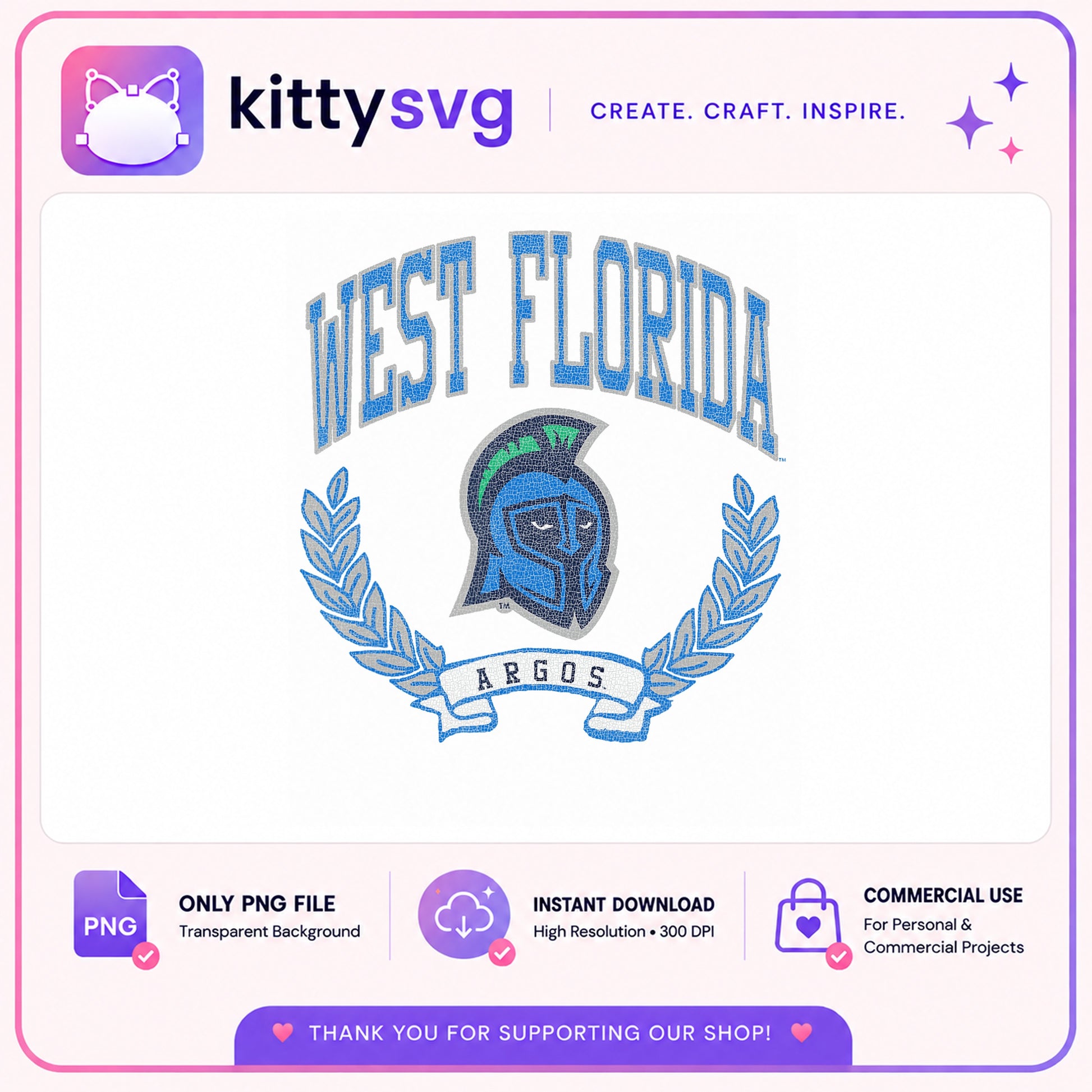 West Florida Argos PNG, UWF Argos Logo PNG, College Mascot PNG