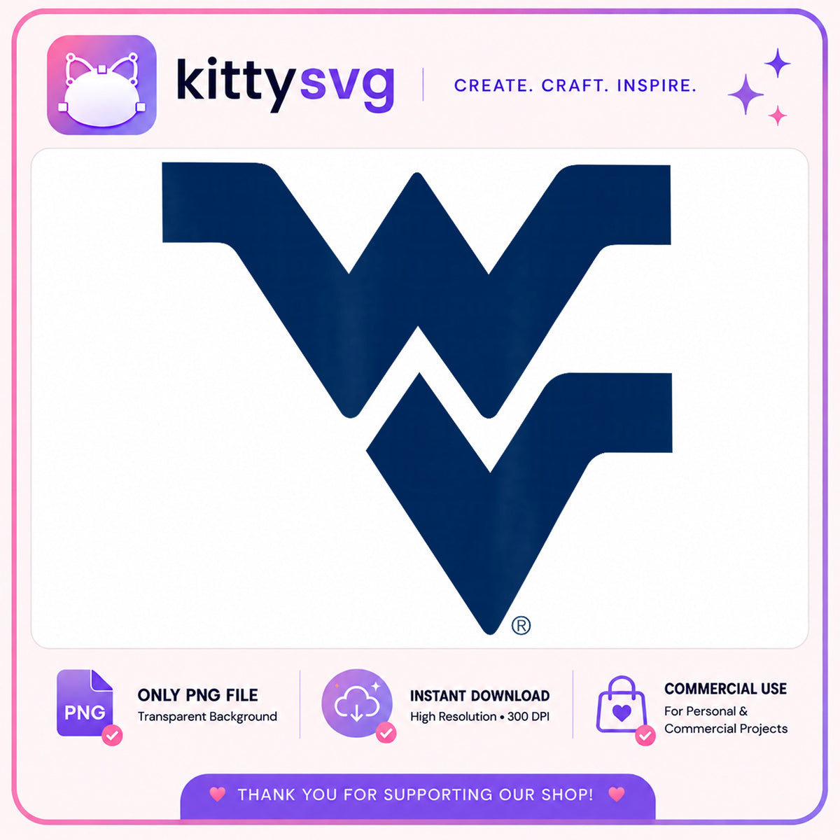 West Virginia Mountaineers Logo PNG, WVU PNG, College PNG
