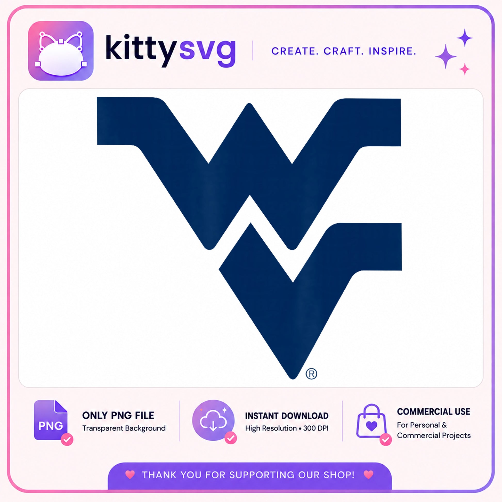West Virginia Mountaineers Logo PNG, WVU PNG, College PNG