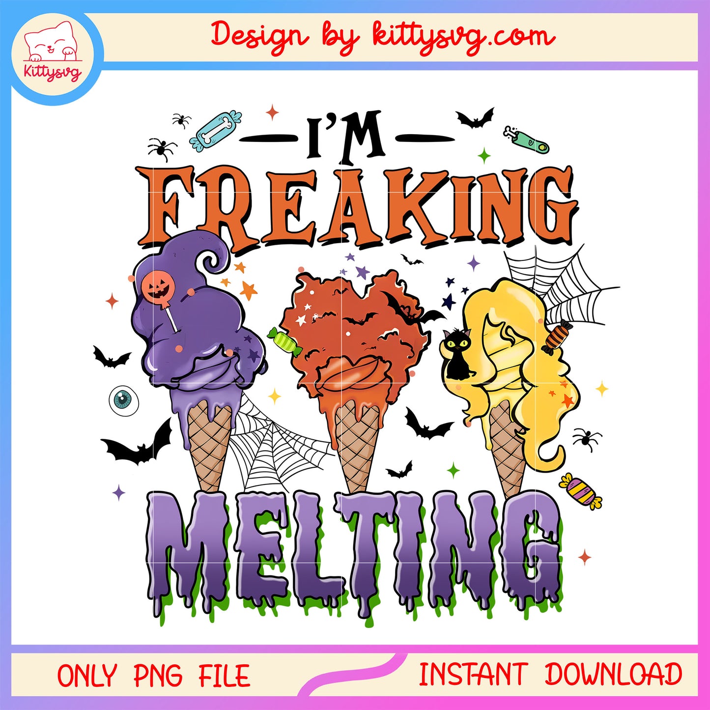 Ice creams hocus pocus halloween png, hocus pocus halloween png