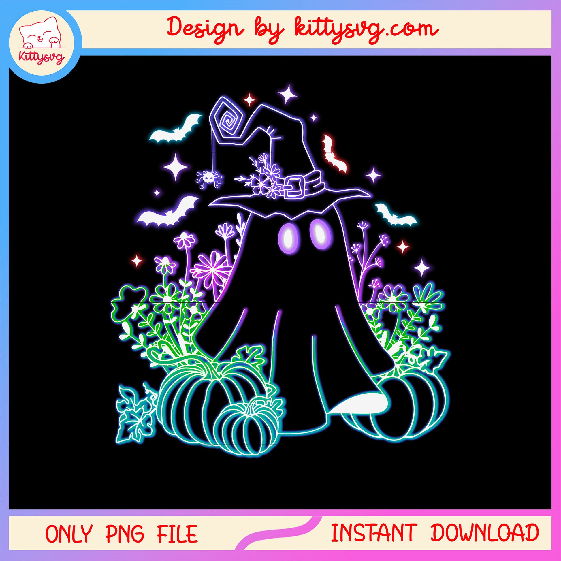Witch halloween ghost costume png, cute ghost cartoon png