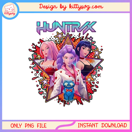 Zoey and her friend shine valentine day png,  kpop demon hunters png