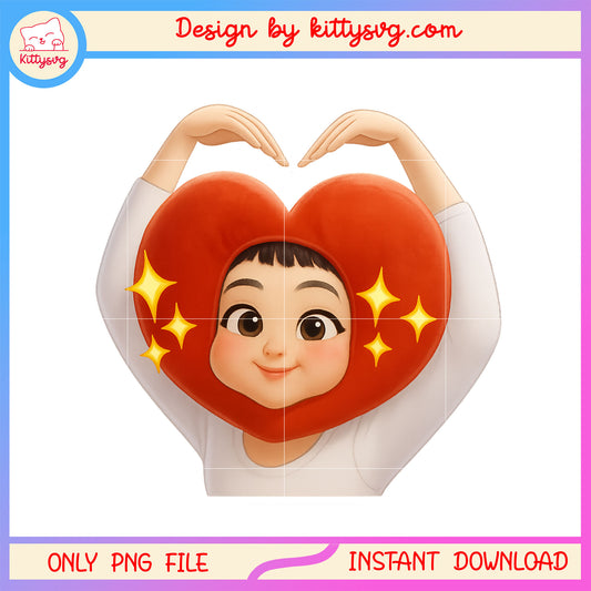 Zoey hunters love design png, zoey png, huntrix movie png