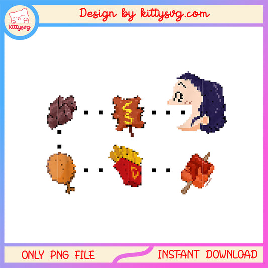 Zoey snacks pacman design png, zoey kpop demon hunters png