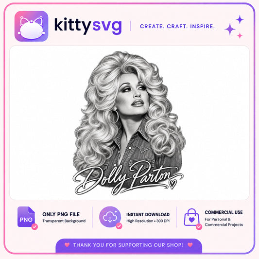 Dolly Parton PNG, Country Music Singer PNG, Western PNG