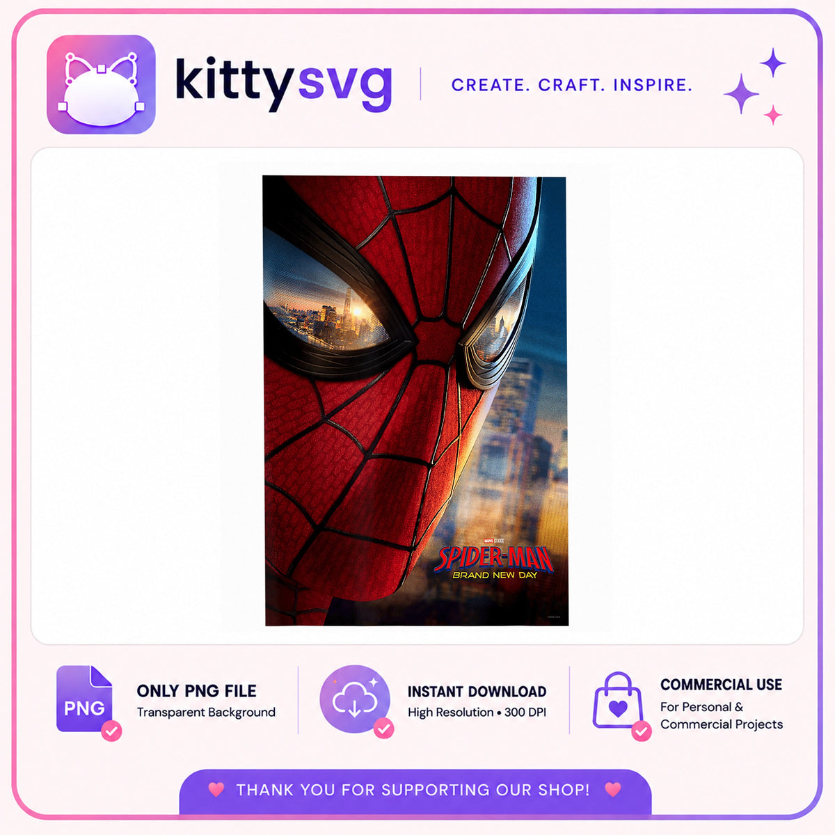 Spider-Man Brand New Day PNG, Marvel Superhero PNG, Spiderman PNG