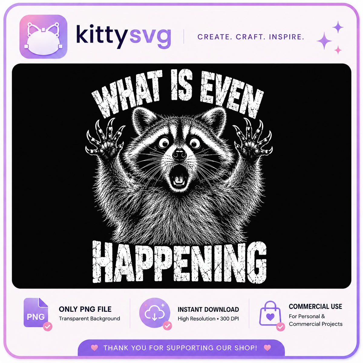 Funny Raccoon What Is Even Happening PNG, Sarcastic PNG, Humor PNG