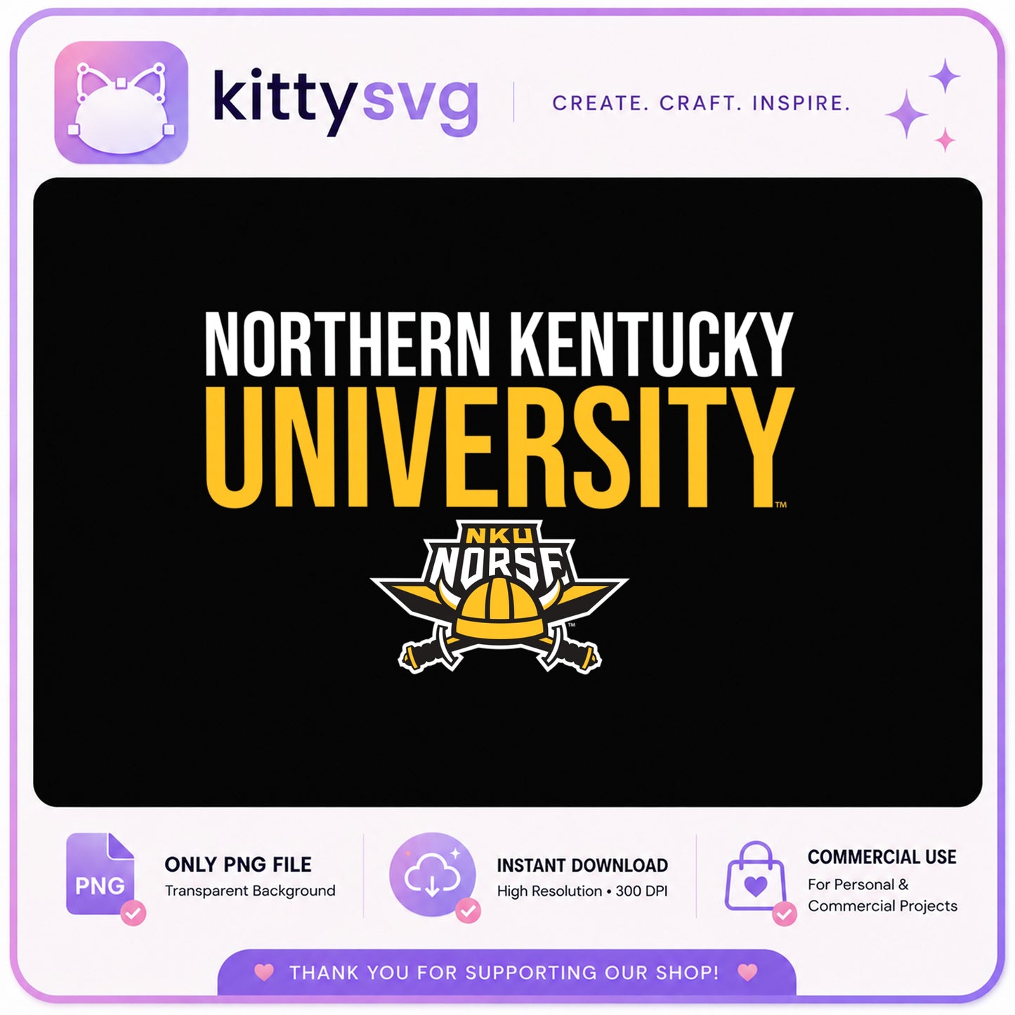 Northern Kentucky University PNG, NKU Norse PNG, College PNG