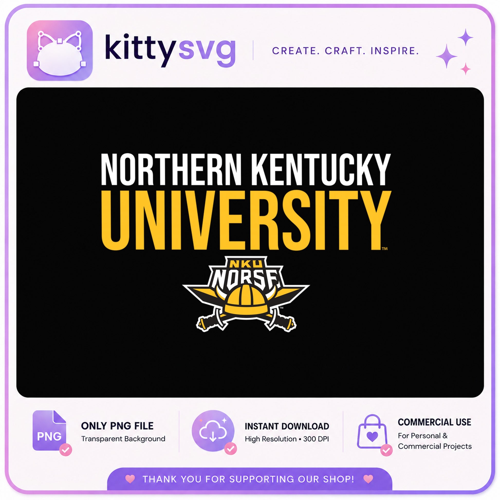 Northern Kentucky University PNG, NKU Norse PNG, College PNG