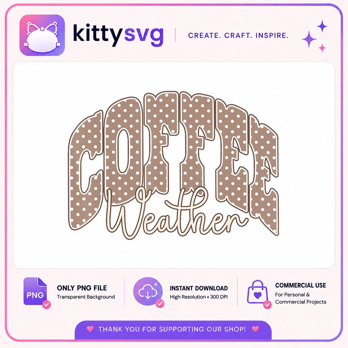 Coffee Weather PNG, Retro Coffee Lover Shirt Design, Fall PNG