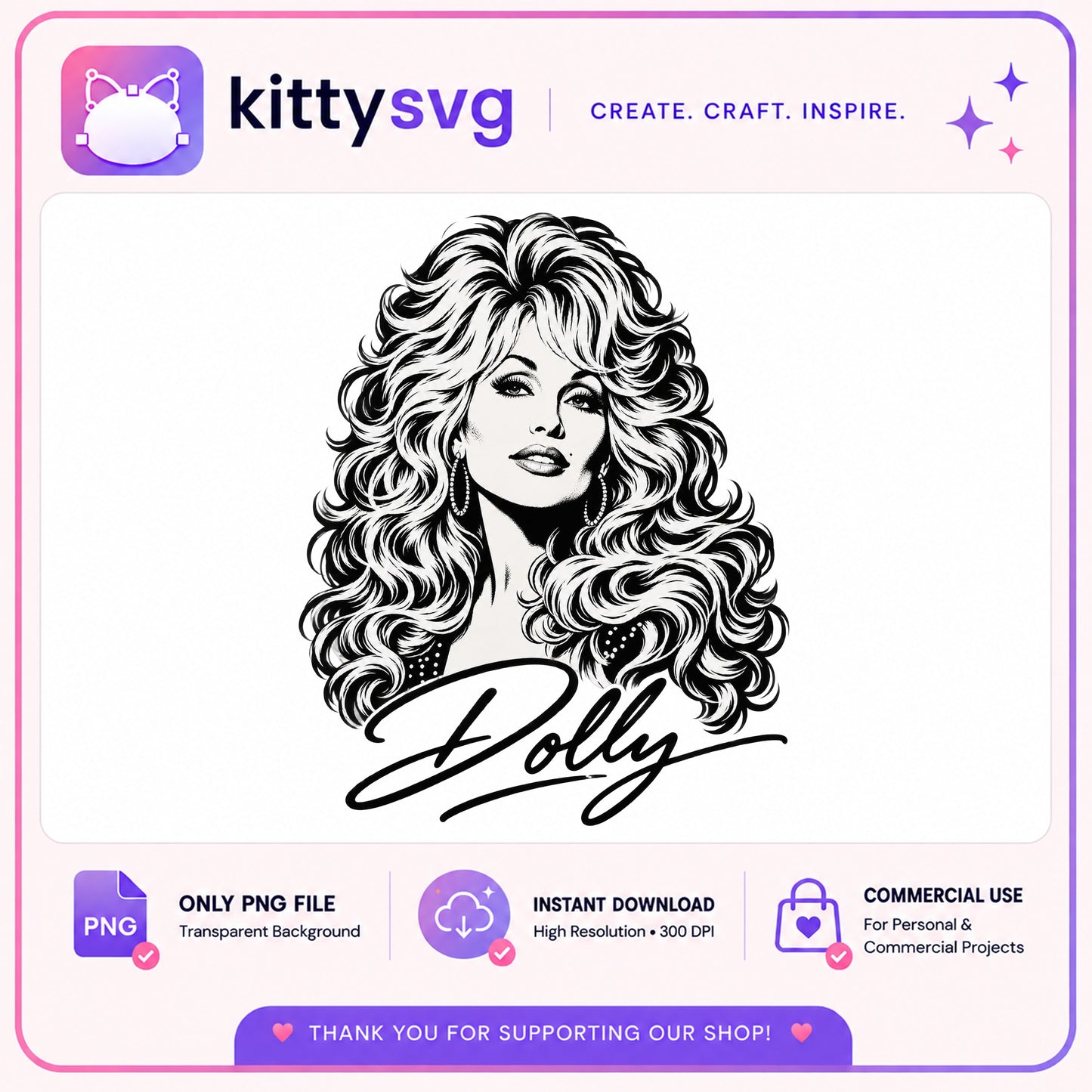Dolly Parton PNG, Country Music Singer PNG, Western PNG