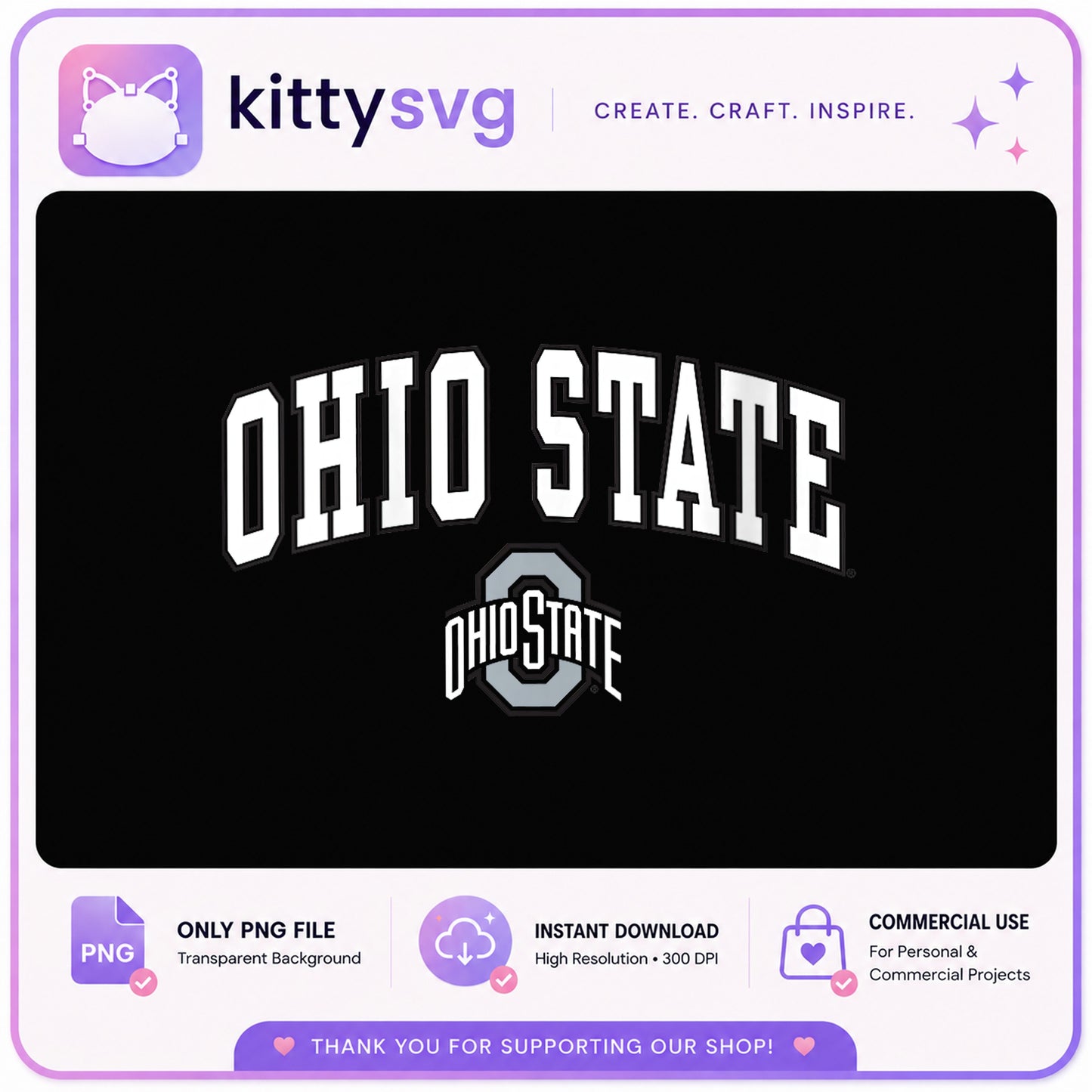 Ohio State Buckeyes PNG, College Football PNG, Game Day PNG