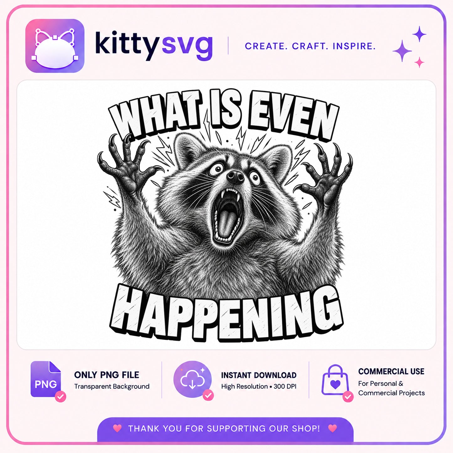 Funny Raccoon PNG, What Is Even Happening Raccoon, Sarcastic PNG